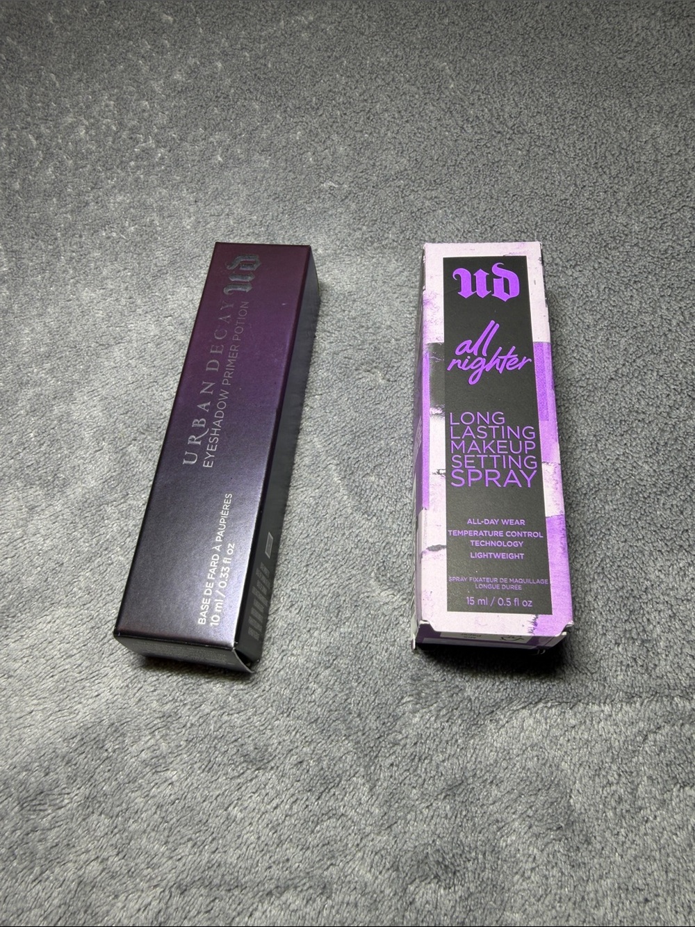 New Urban Decay All Nighter Setting Spray Mini and Urban Decay Eyeshadow Primer